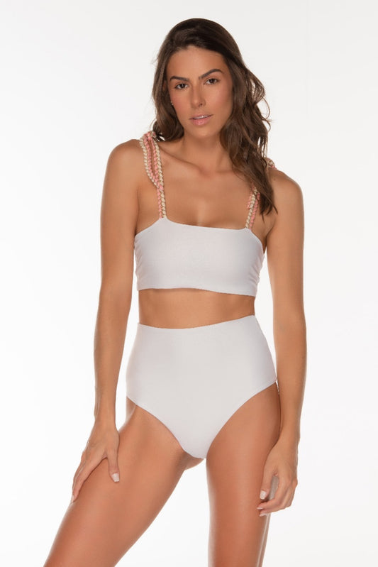 Santorini Hot White Bikini - Luxy Beachwear