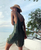 Raffia dress - Luxy Beachwear